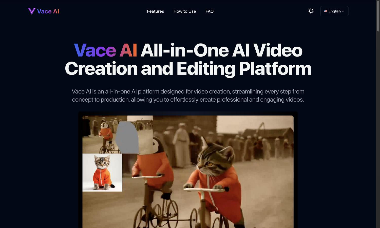 Vace AI Website