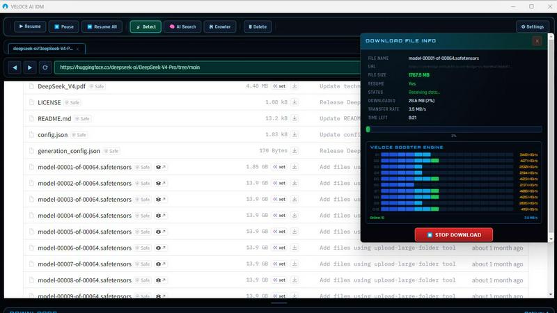 veloceidm.com screenshot