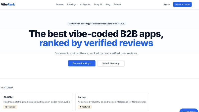 VibeCodeApps screenshot
