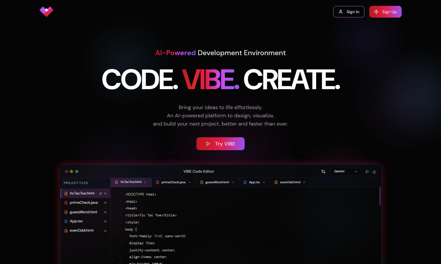 VibesXCoded Website