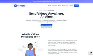 Video Messaging Tool Website