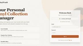 VinylVault - AI tool for productivity