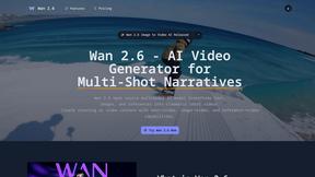 Wan 2.6 AI Video Generator - AI tool for productivity