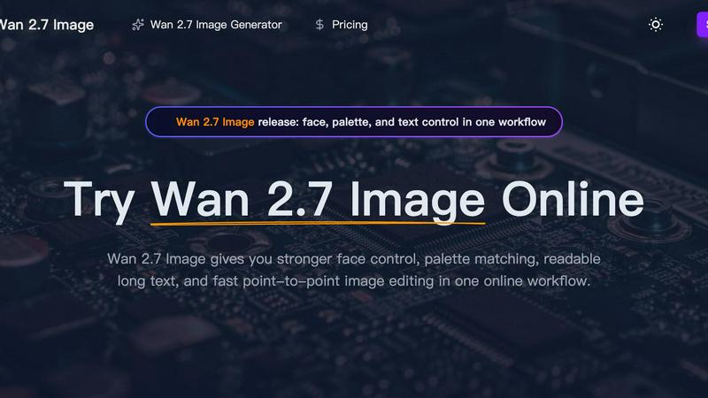 Wan2.7-Image application interface and features
