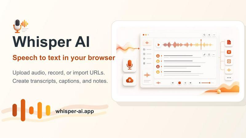 Whisper AI screenshot