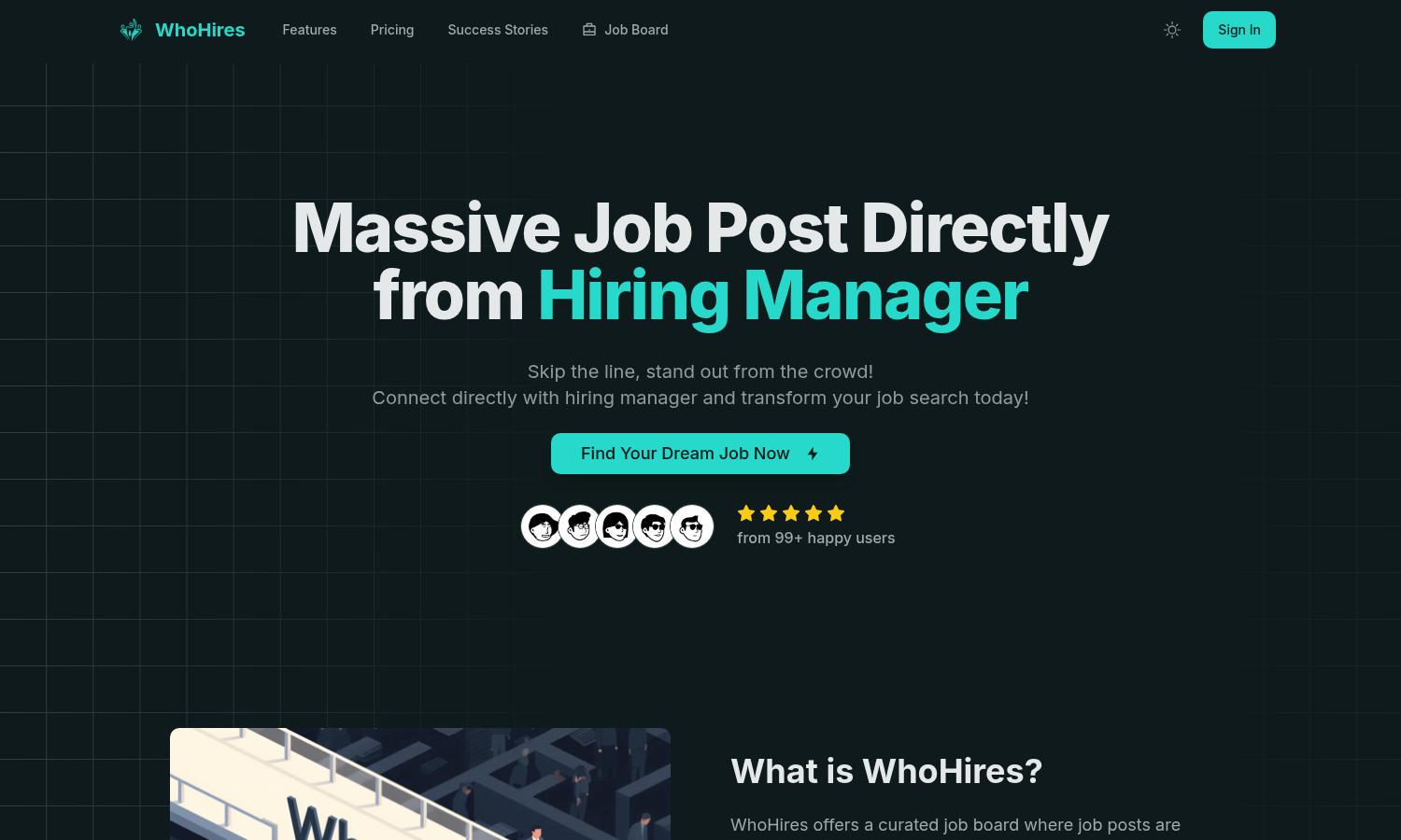 WhoHires Website
