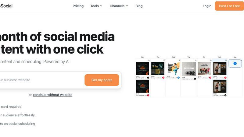 WoopSocial application interface and features