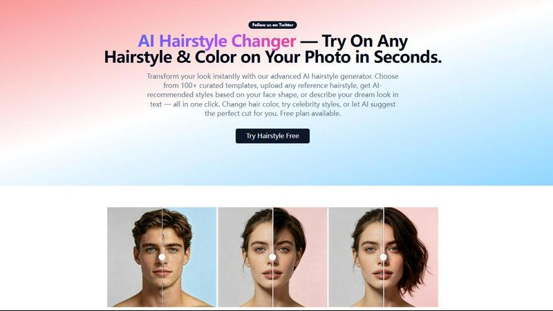 AI Hairstyle TryOn screenshot