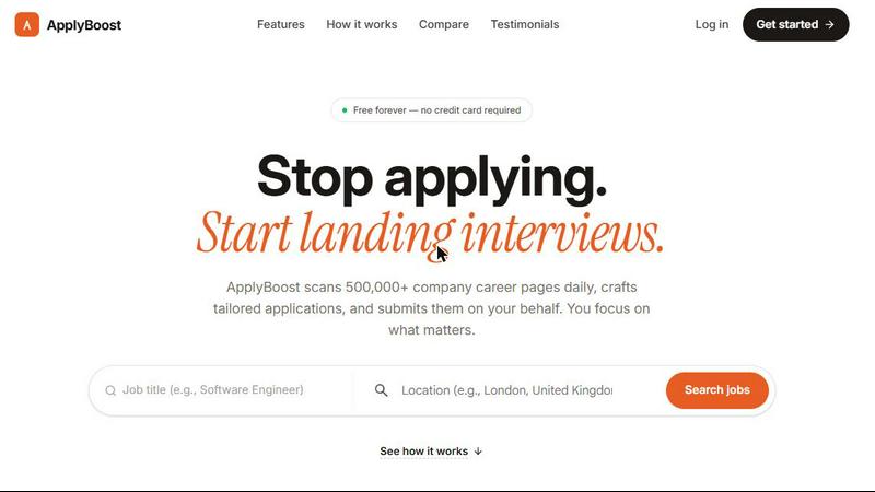 ApplyBoost screenshot