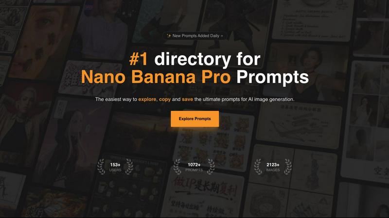 Nano Banana Pro Directory application interface and features