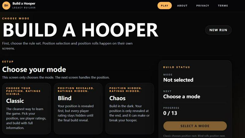 build a hooper screenshot
