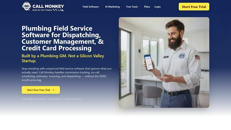 Call Monkey Home Service Software screenshot
