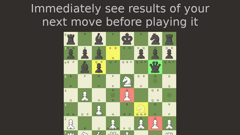 Chess Helper application interface and features
