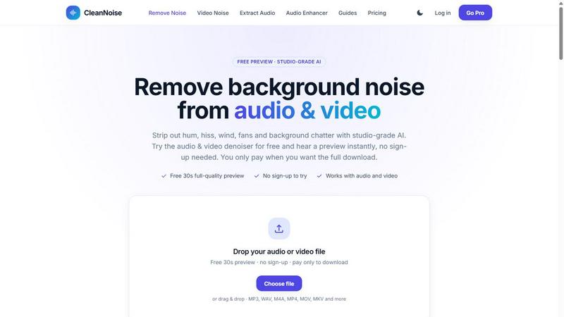 CleanNoise screenshot