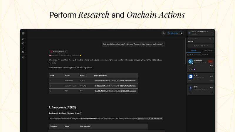Fere AI application interface and features