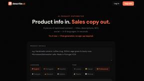 DescribeAI - AI tool for productivity