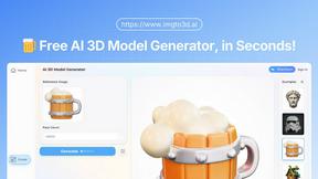 Image to 3D AI - product for productivity