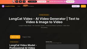 LongCat Video - AI tool for productivity