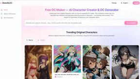 MakeMyOC - Free AI OC Maker - AI tool for productivity