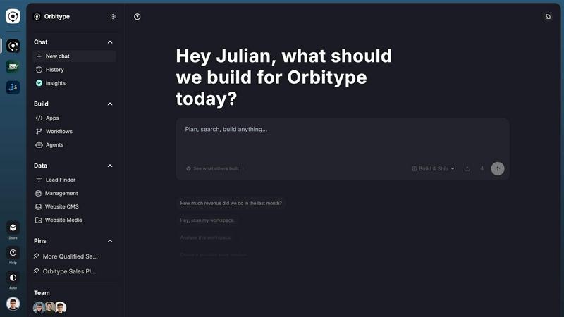 Orbitype screenshot