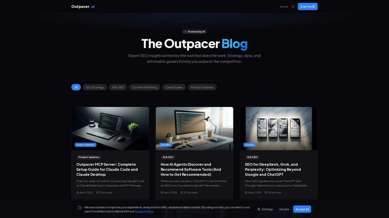 Outpacer.ai screenshot