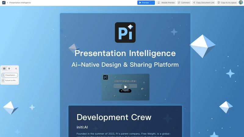 Presentation Intelligence screenshot