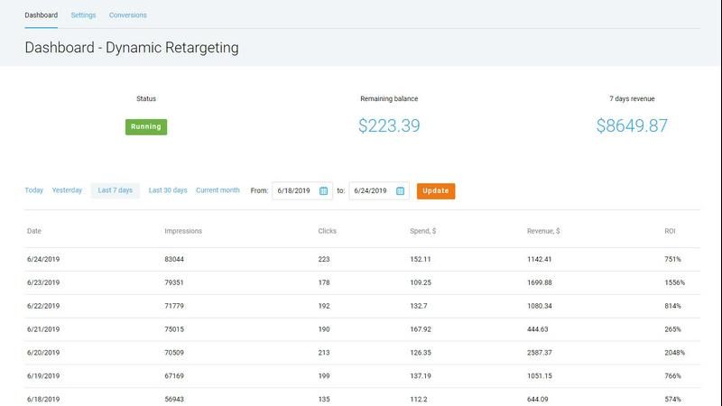 Rontar application interface and features