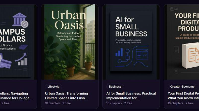 Scribora application interface and features