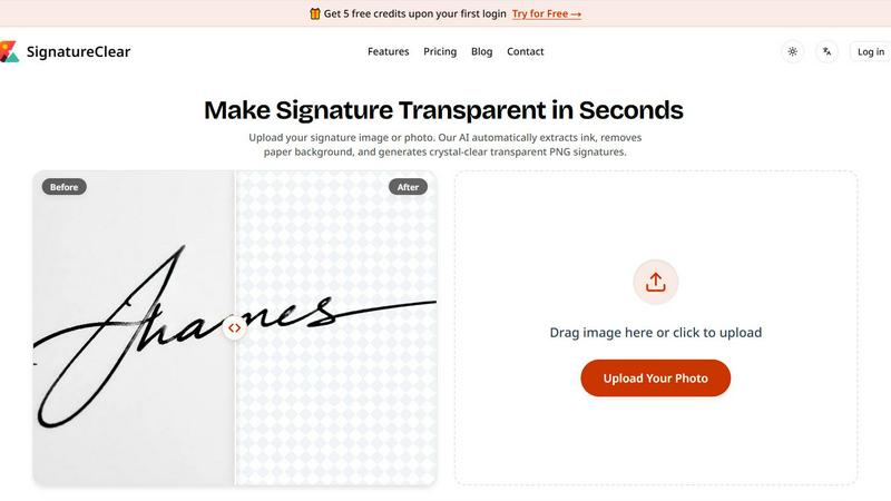 SignatureClear screenshot