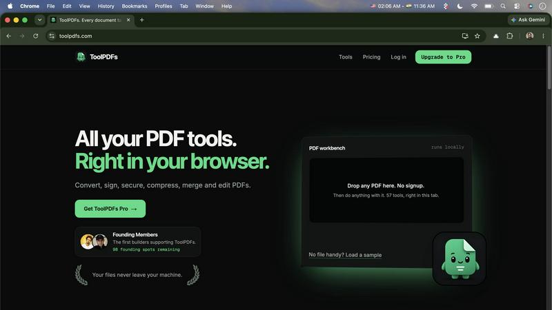 ToolPDFs screenshot