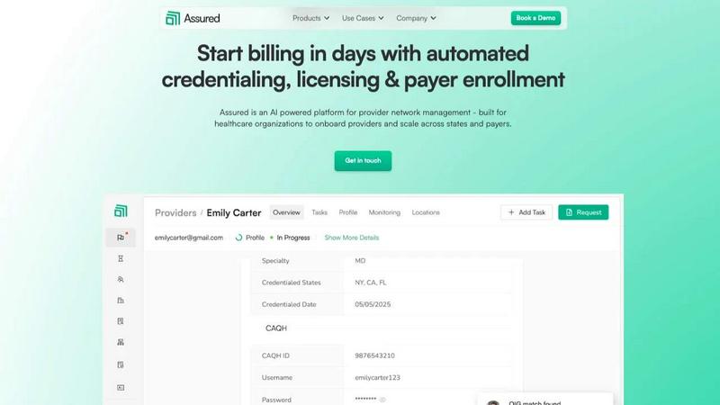 Assured application interface and features