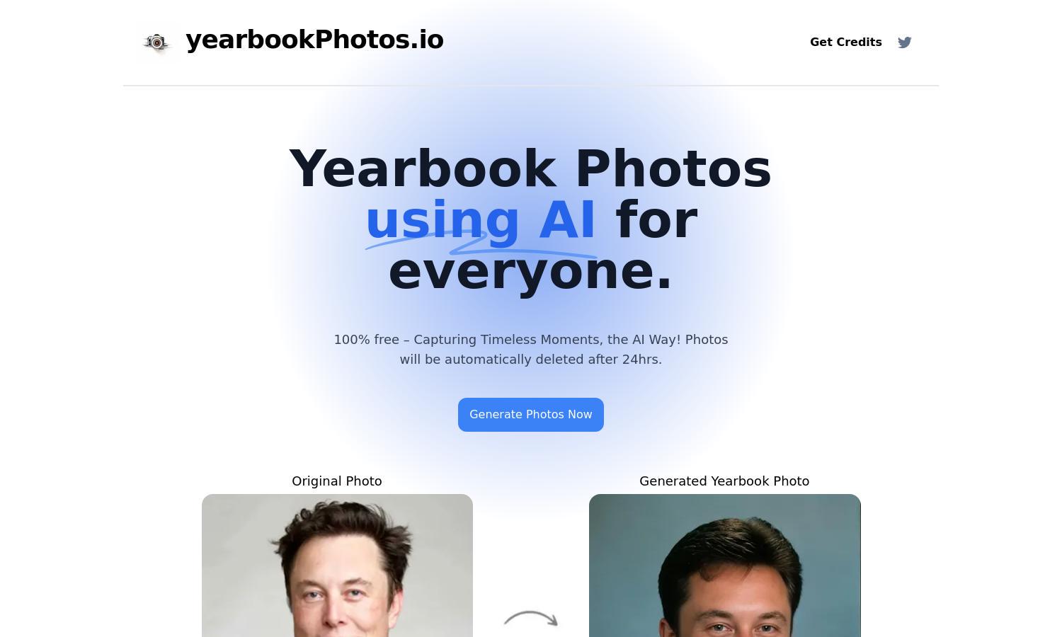 Yearbook Photos Generator Website