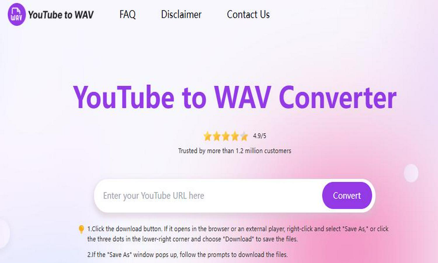 youtube to wav converter Website