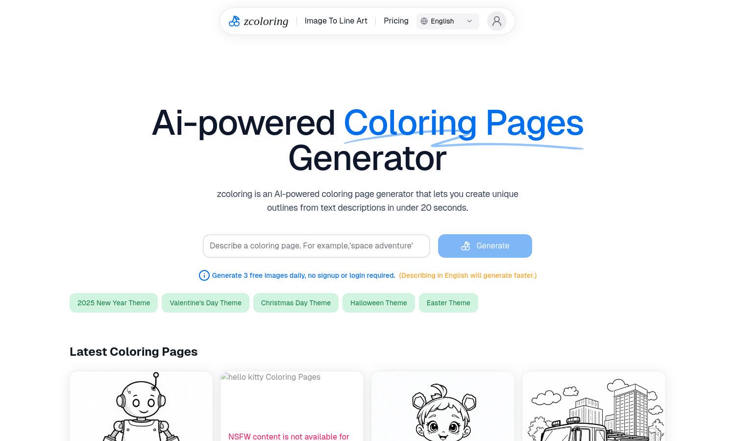 ZColoring Website