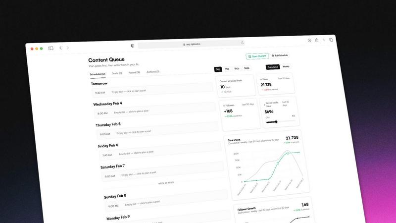 Ziplined application interface and features