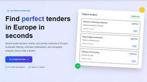 Find Tenders - AI tool for Automation
