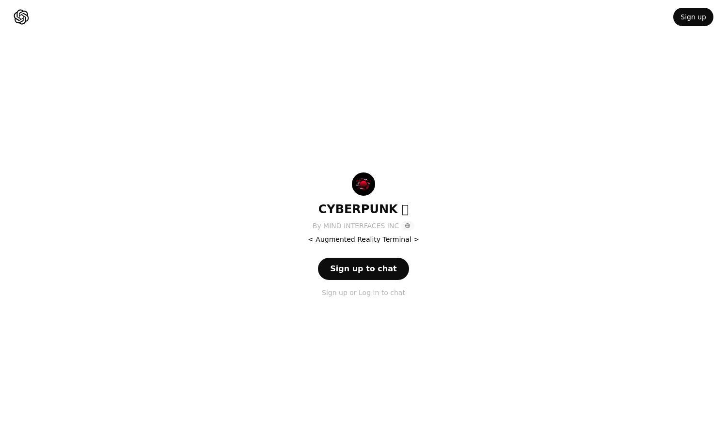 ChatGPT - CYBERPUNK 🔴 Website