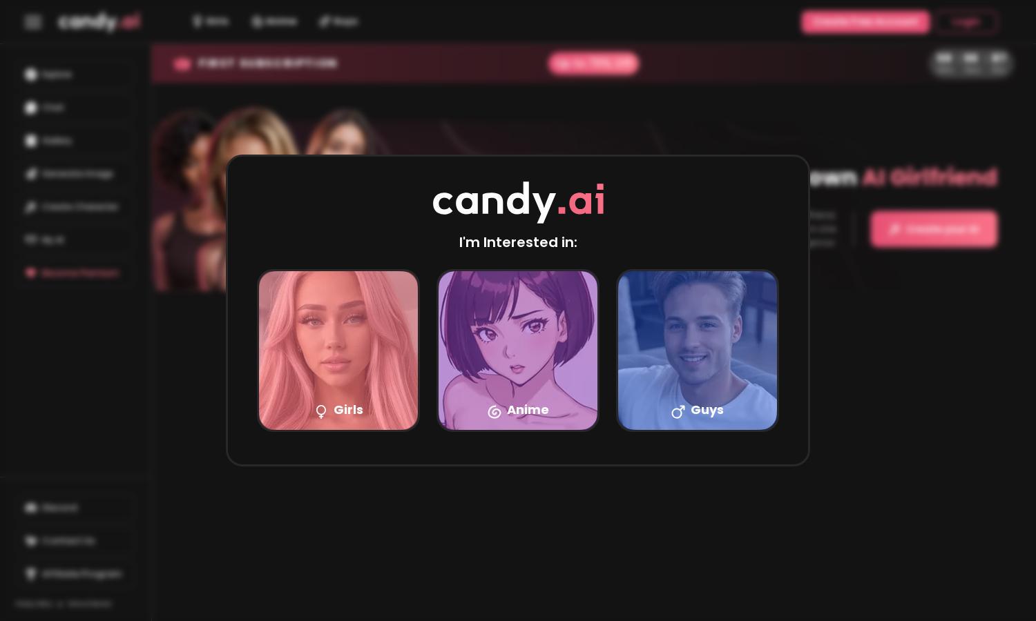 Candy.ai Website