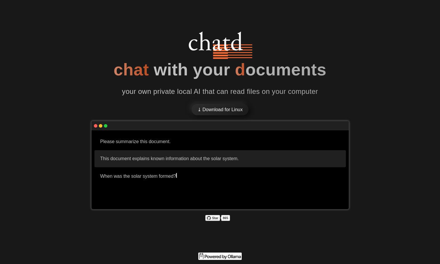 chatd Website