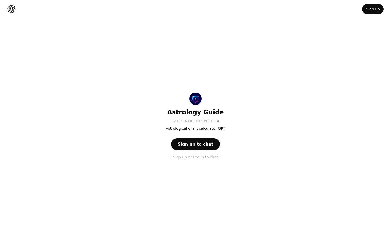 ChatGPT - Astrology Guide Website