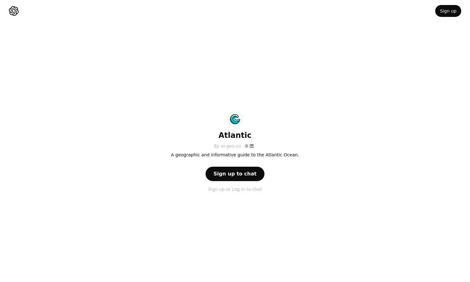 ChatGPT - Atlantic Website