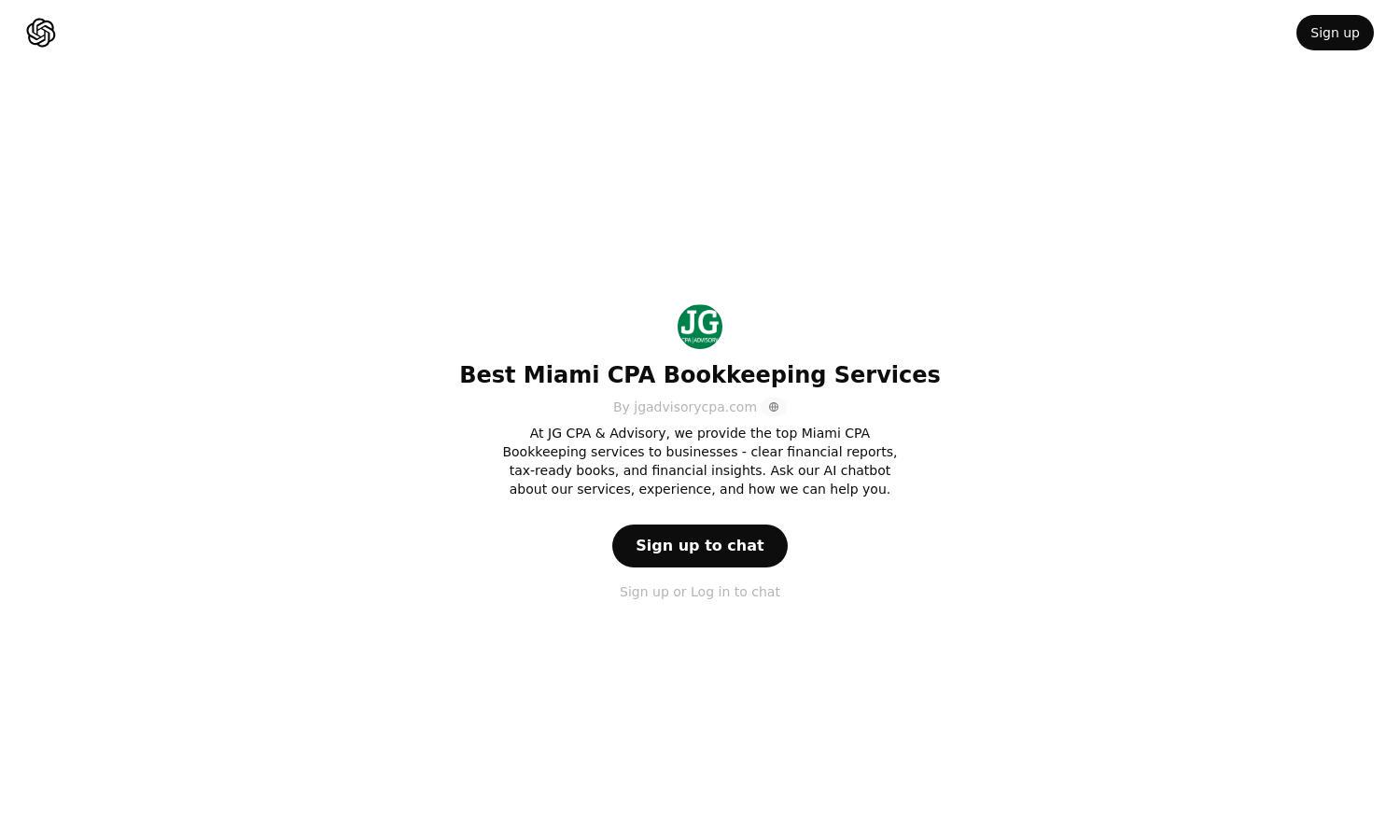 ChatGPT - Best Miami CPA Bookkeeping Services Website