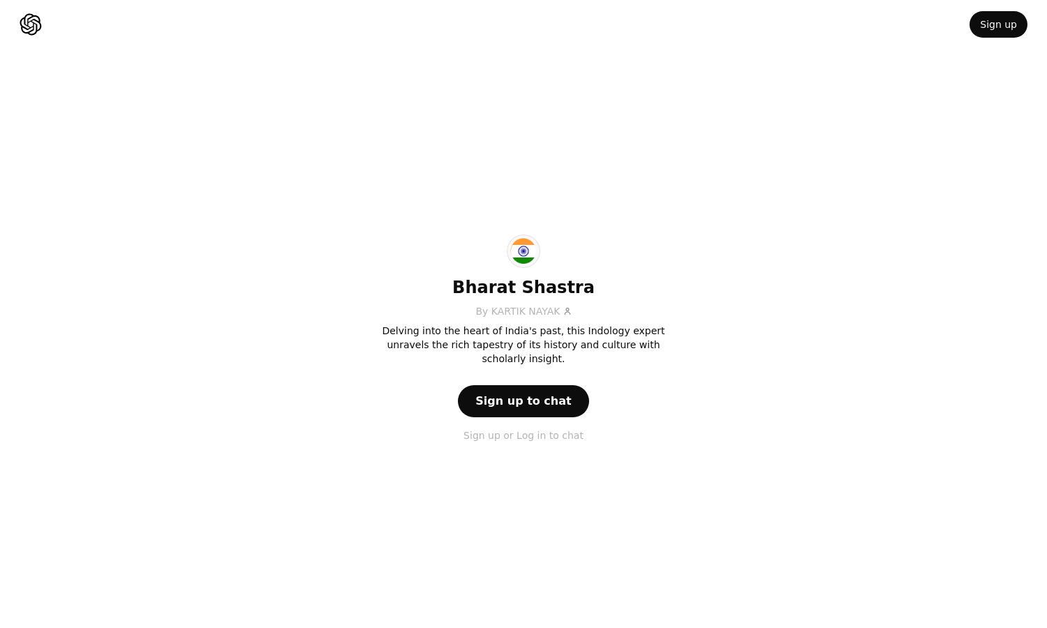 ChatGPT - Bharat Shastra Website