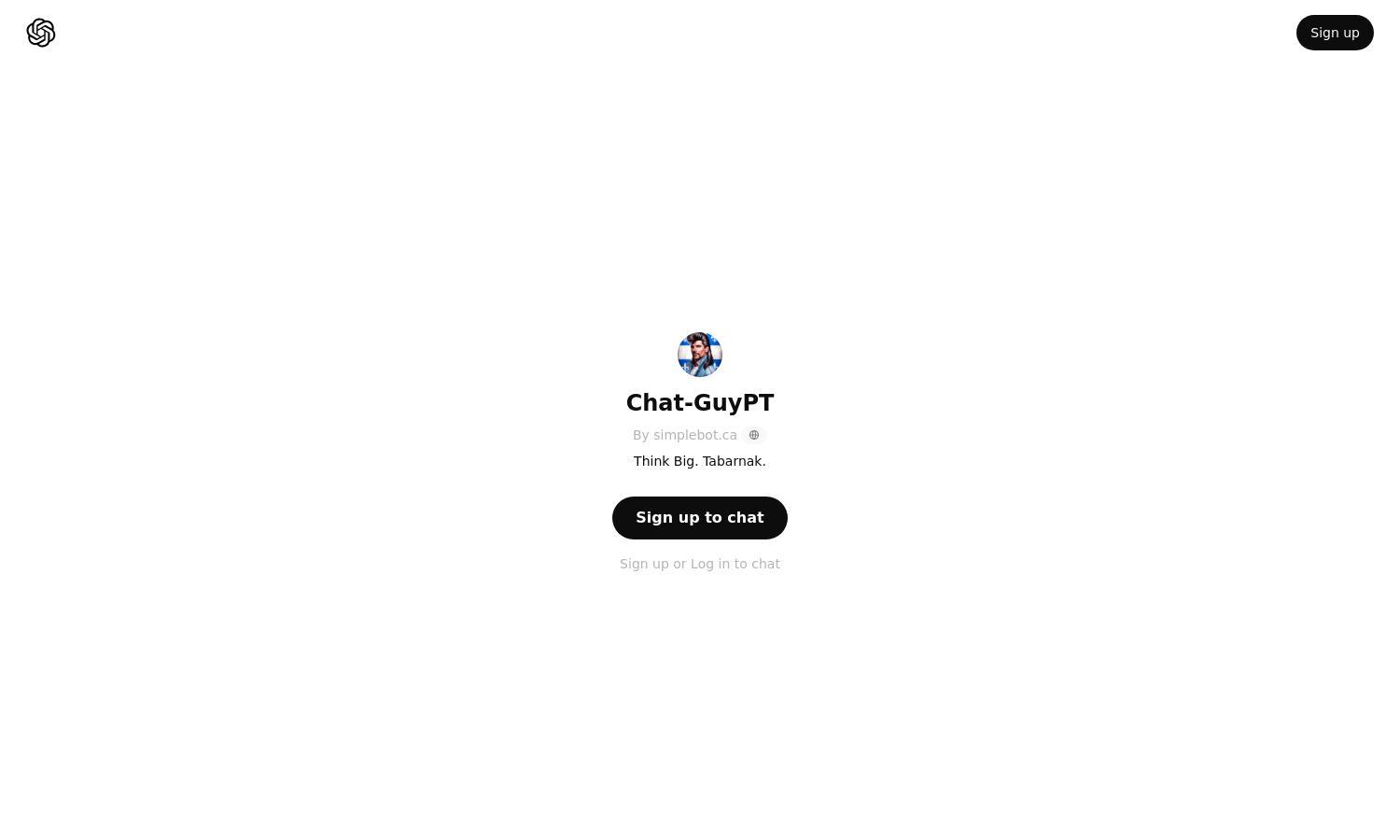 ChatGPT - Chat-GuyPT Website