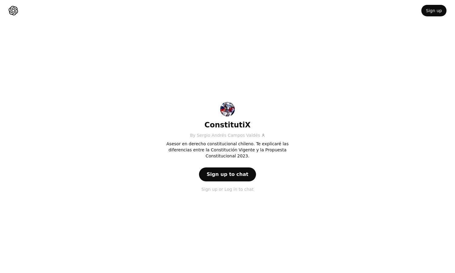 ChatGPT - ConstitutiX Website