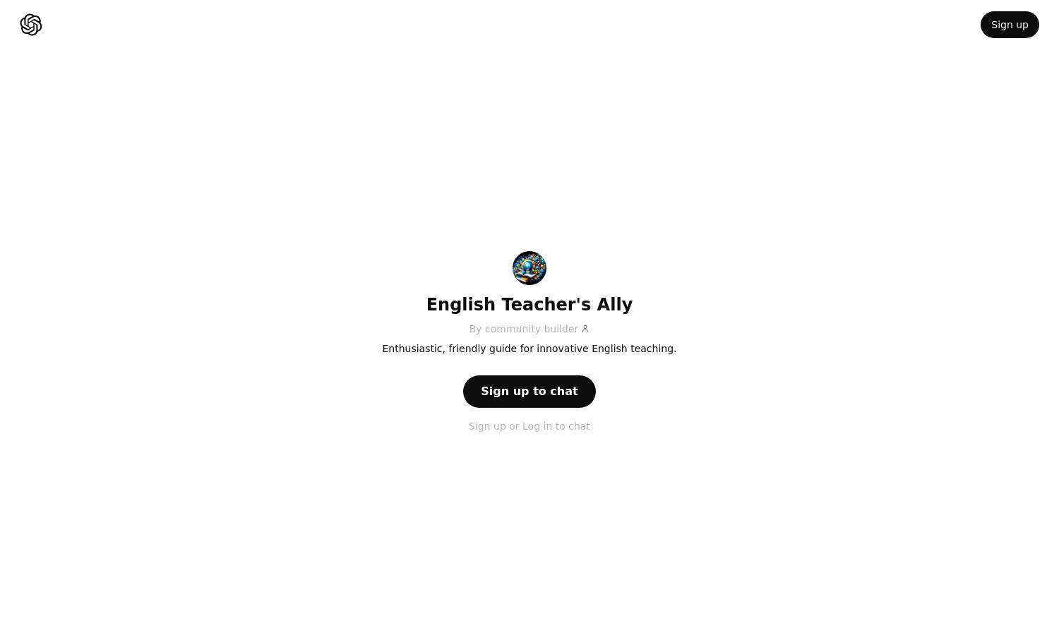 ChatGPT - English Teacher's Ally Website