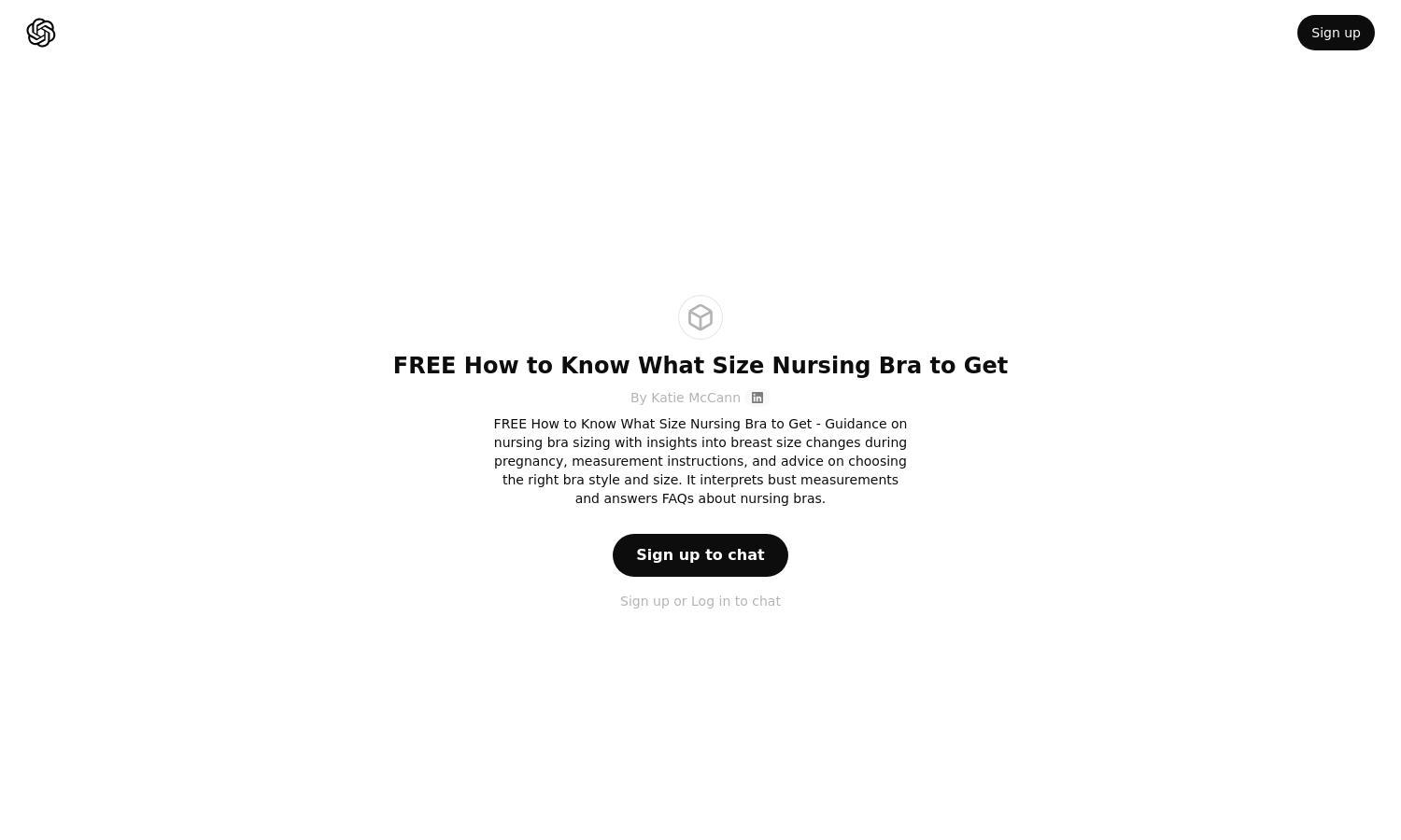 ChatGPT - FREE How to Know What Size Nursing Bra to Get Website