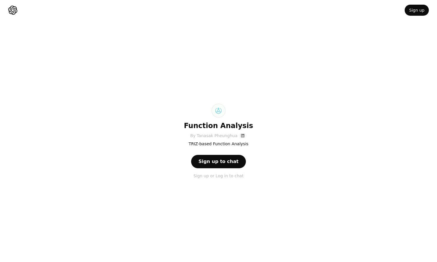 ChatGPT - Function Analysis Website