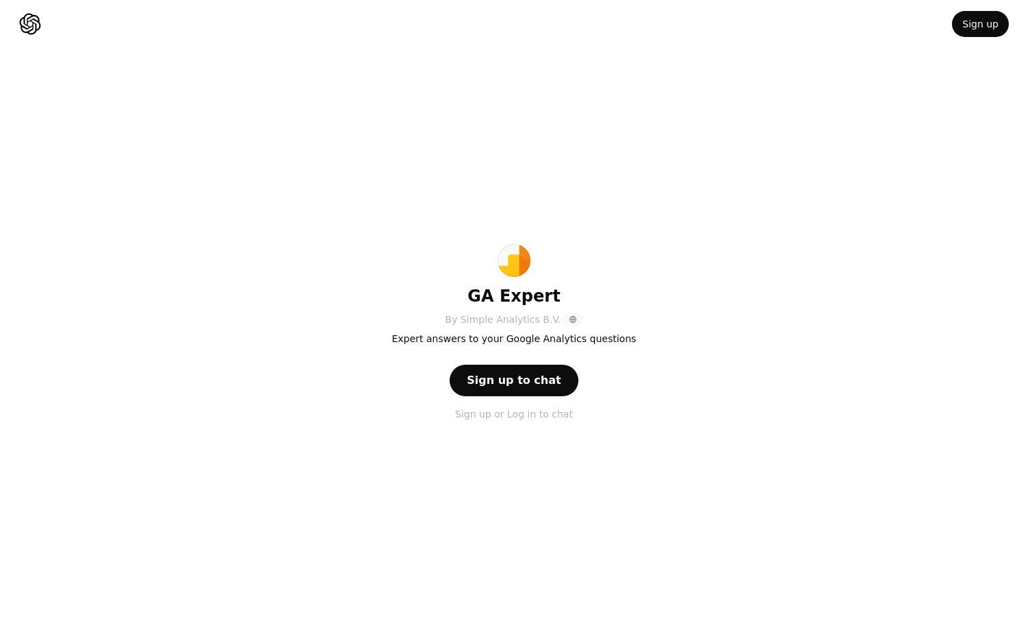 ChatGPT - GA Expert Website