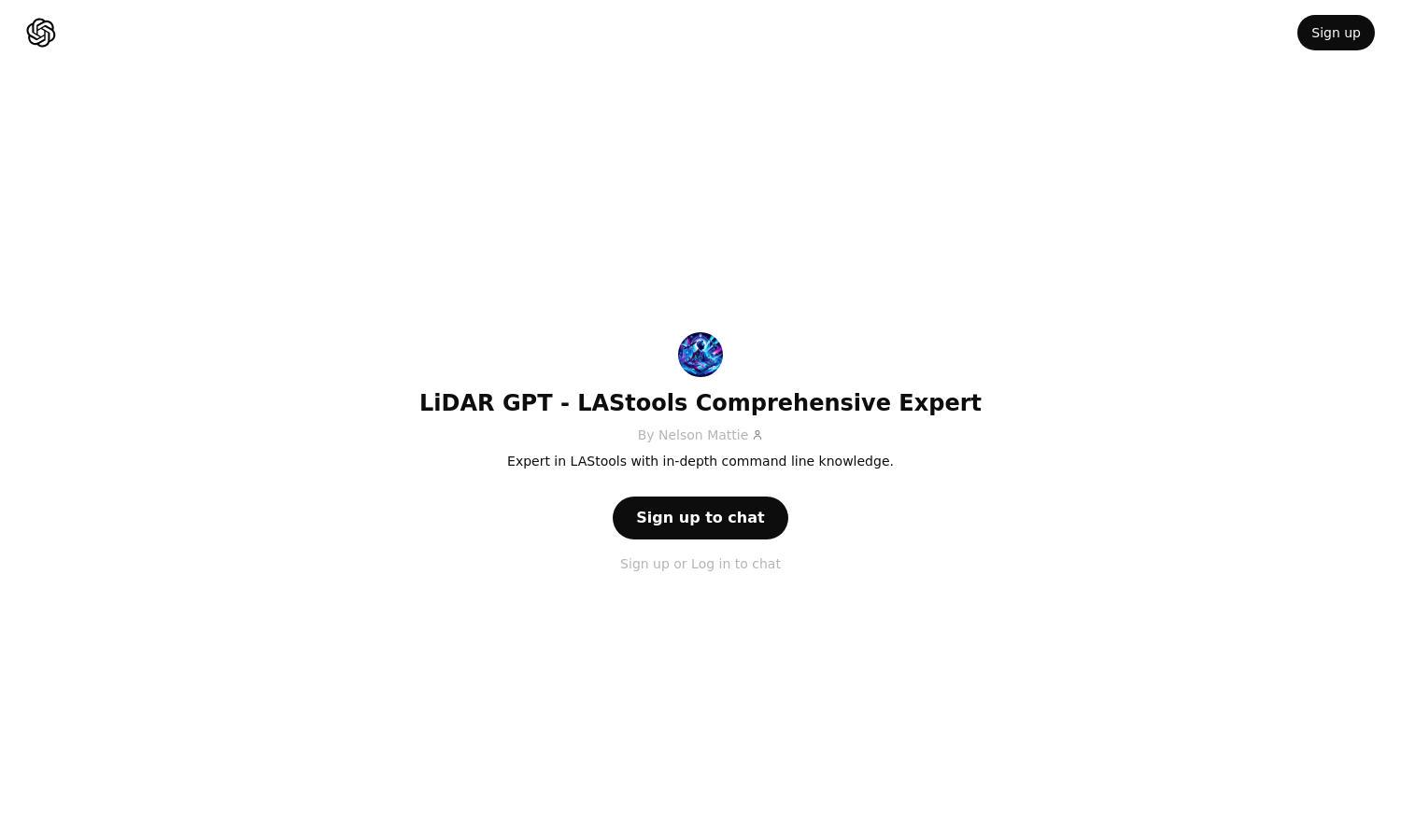 ChatGPT - LiDAR GPT - LAStools Comprehensive Expert Website